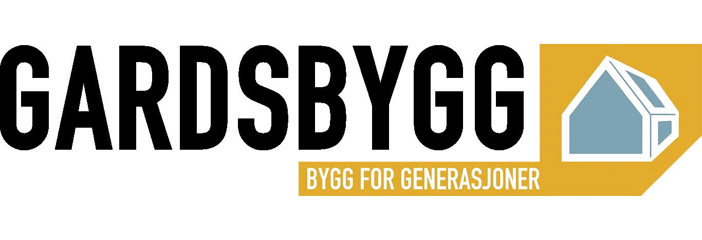 svart logo for gardsbygg as